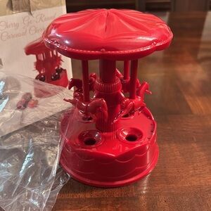 Cherry  Go Round Horse Carousal Cherry Fruit Pitter New in Box